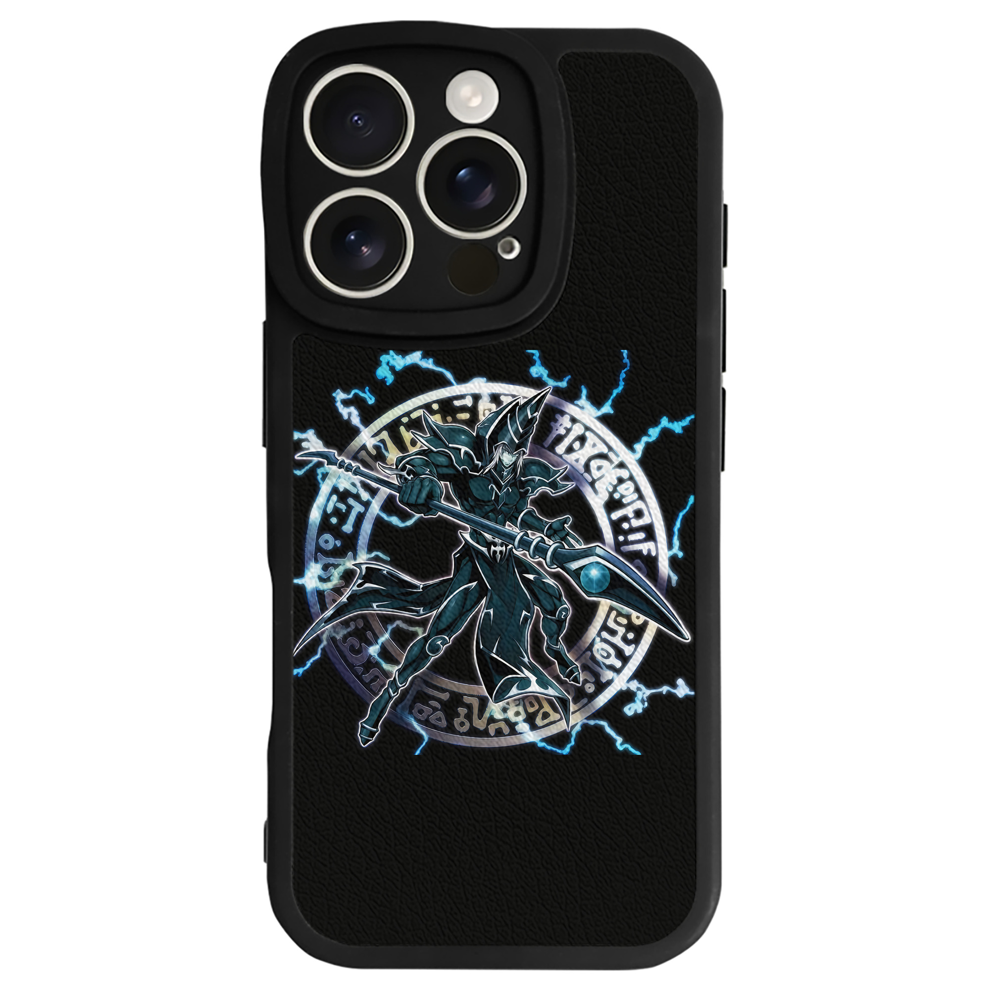 （画像用） 遊☆戯☆王 Yu-Gi-Oh! 【iPhone 16シリーズ対応】シリコンスマホケース（レザー調） 材質：シリコン